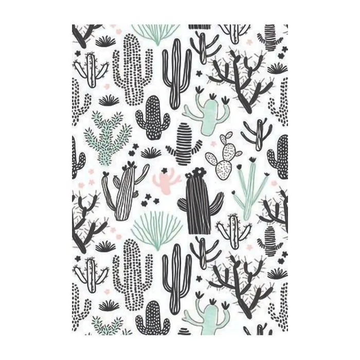 Tapis Enfant - COLLECTION DOT - CACTUS - 120x160 cm - Antidérapant - Lavable en machine-0