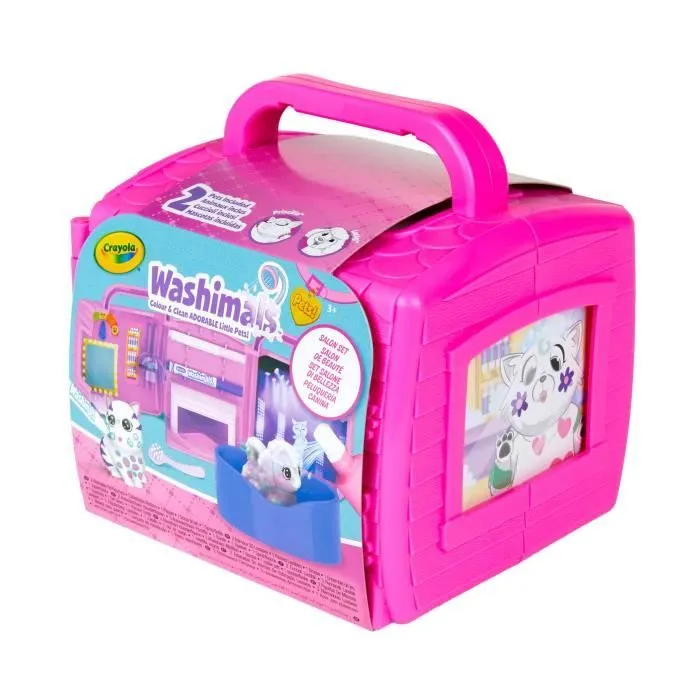 CRAYOLA Washimals -Kit Mes Animaux à Colorier - Salon de Beauté-3