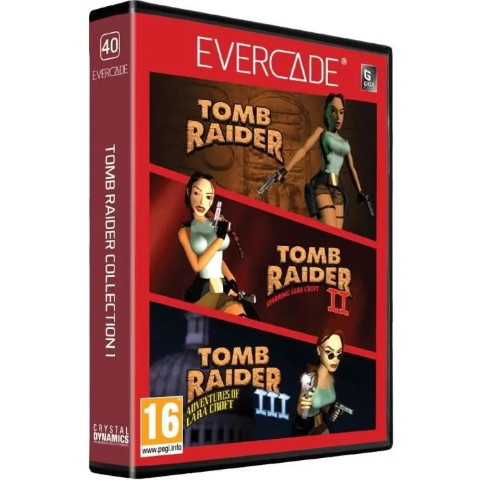 Pack Console rétrogaming - Evercade EXP-R Tomb Raider 1-2-3-2