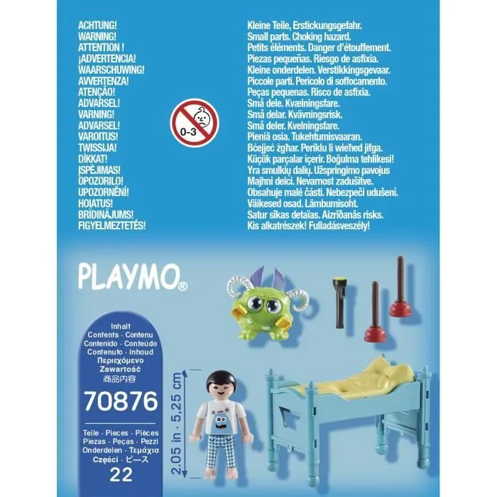 PLAYMOBIL - 70876 - Enfant avec petit monstre - 22 pièces - A partir de 4 ans-3