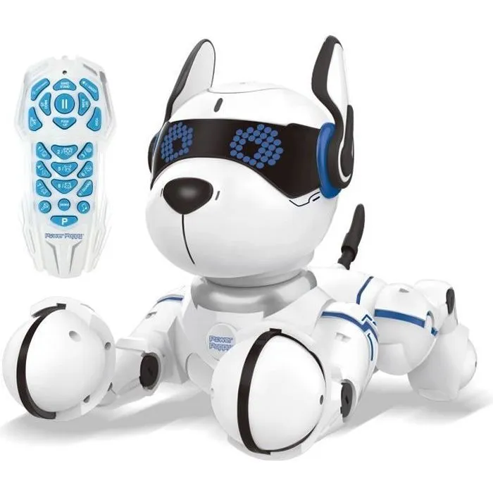 POWER PUPPY - Mon chien robot savant programmable et tactile avec télécommande - LEXIBOOK-0