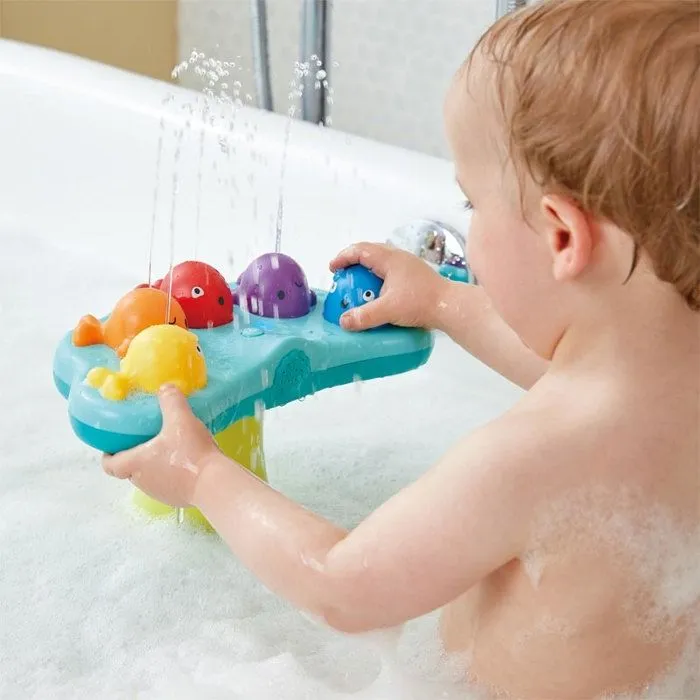 Jouet de bain musical - Hape - Fontaine baleine - Matériaux mixtes - 18 mois et plus - Multicolore-2