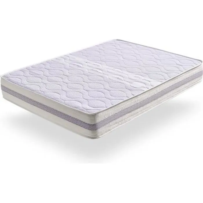 Matelas 140x200 cm Mémoire de forme Dream Aloe Vera epaisseur 19 cm +/-2 Fermeté Moyenne. ECCOX-0