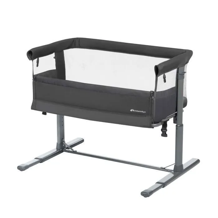 BEBECONFORT Zina Berceau Bebe & Cododo, 0-6 Mois (0-9 kg), Berceau Pliable, 5 Positions de Hauteur Réglables, Mineral Graphite-4