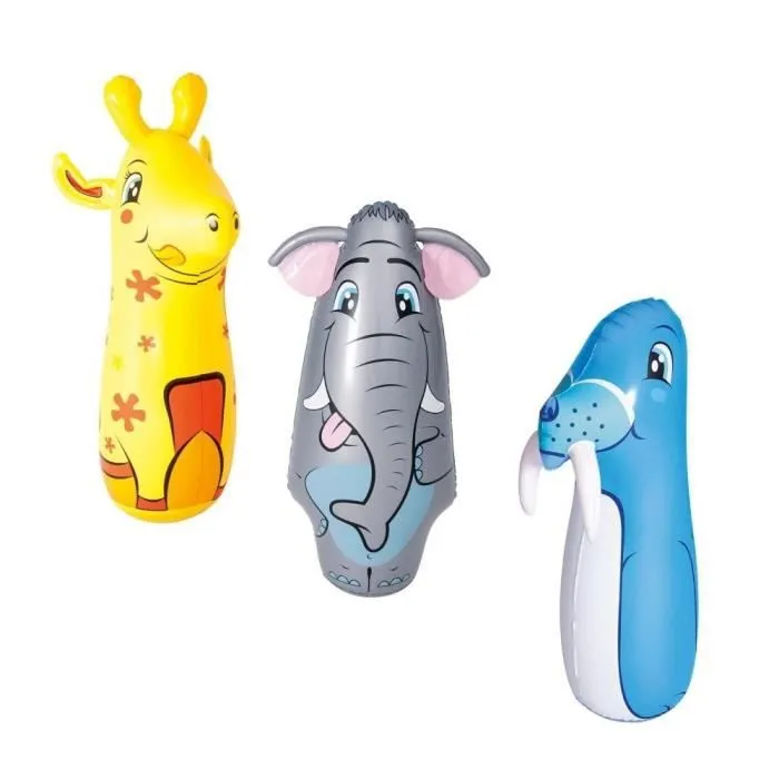 Lot de 3 modèles de figurine animaux gonflable Bestway - multicolor aleatorio - 3 ans-2