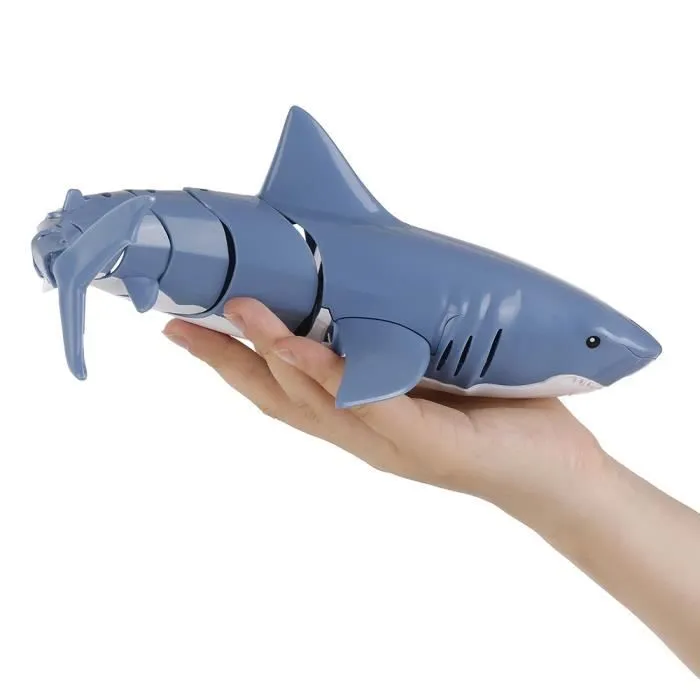 Mini RC Requin Télécommande Jouet Jouet De Natation Sous-Marine RC Bateau Électrique Bateau De Course Parodie Jouet Piscine-10-2