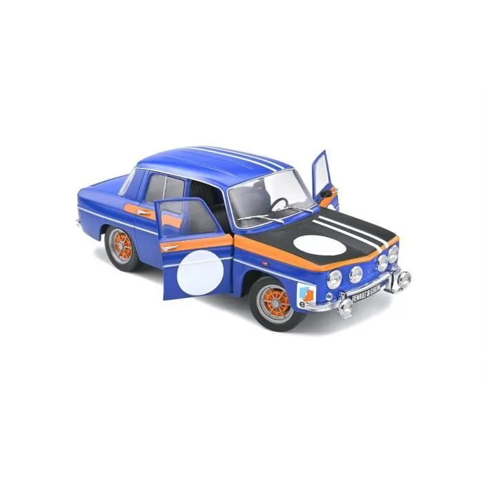 Voiture miniature - SOLIDO - RENAULT 8 R8 1300 COUPE GORDINI 1967 - Bleu - Orange - Echelle 1:18-1