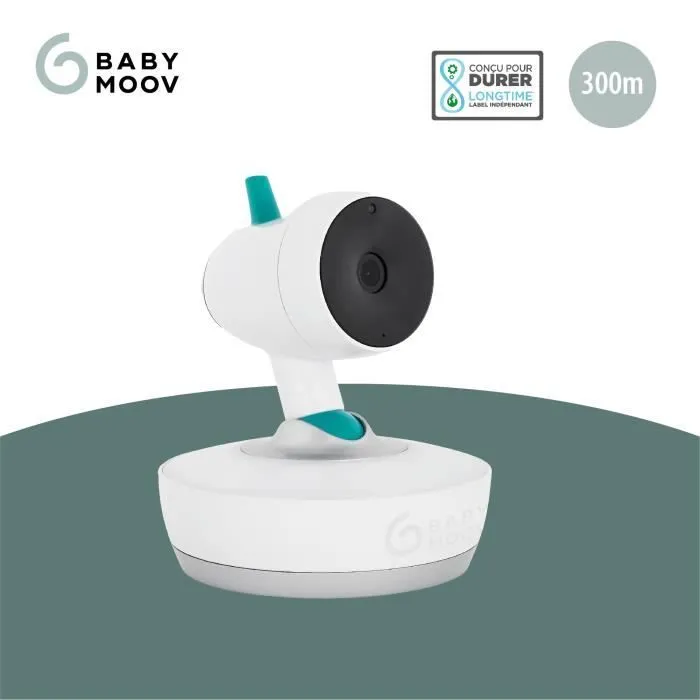 Babymoov Caméra Additionnelle Motorisée Orientable à 360° pour Babyphone Caméra Yoo Moov-2