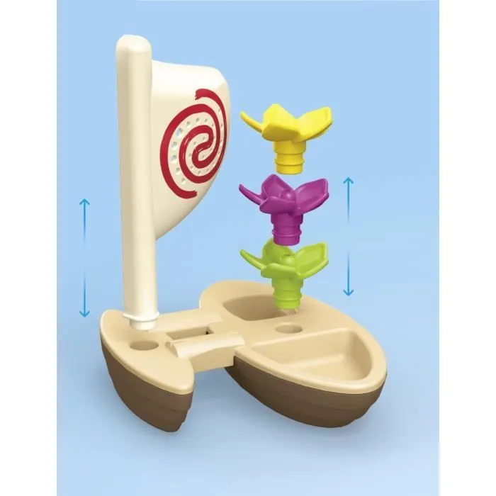 PLAYMOBIL Junior 71459 Vaiana et bateau à voile, Flotte dans l'eau, Jouet pour le bain, Disney, Dès 12 mois-3