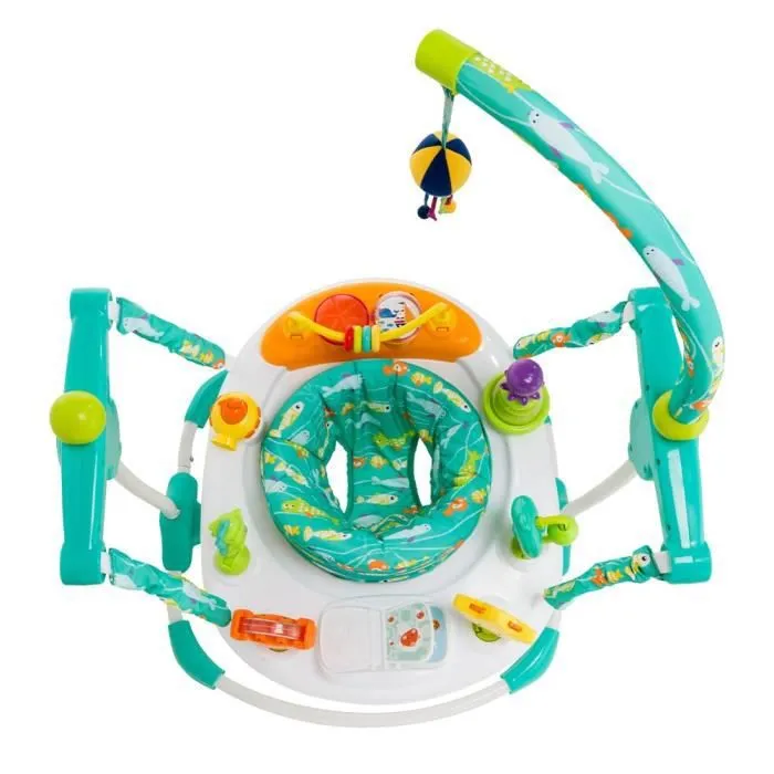 Trotteur jumper - MAÏKA - Jumper lagon - 9 activités - arche et tablette amovibles - 3 hauteurs-2