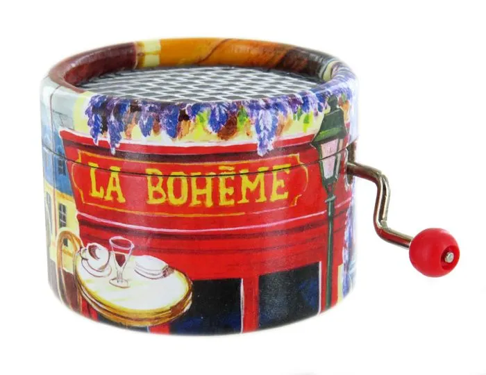 Boîte à musique La bohème - LUTECE CREATIONS - BPM-12-BOHEME - 18 notes-0