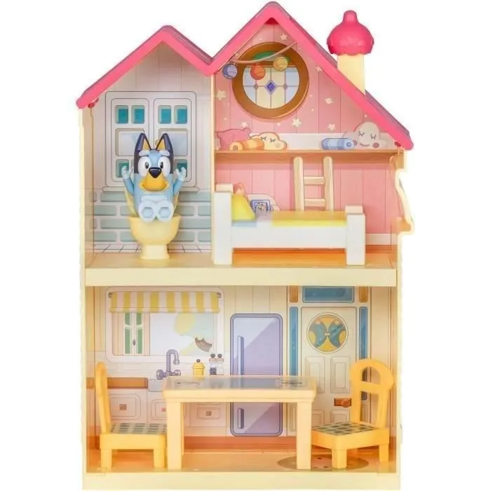 Bluey, La Mini Maison de Bluey, Figurin et maison, Univers miniature, Moose Toys-2