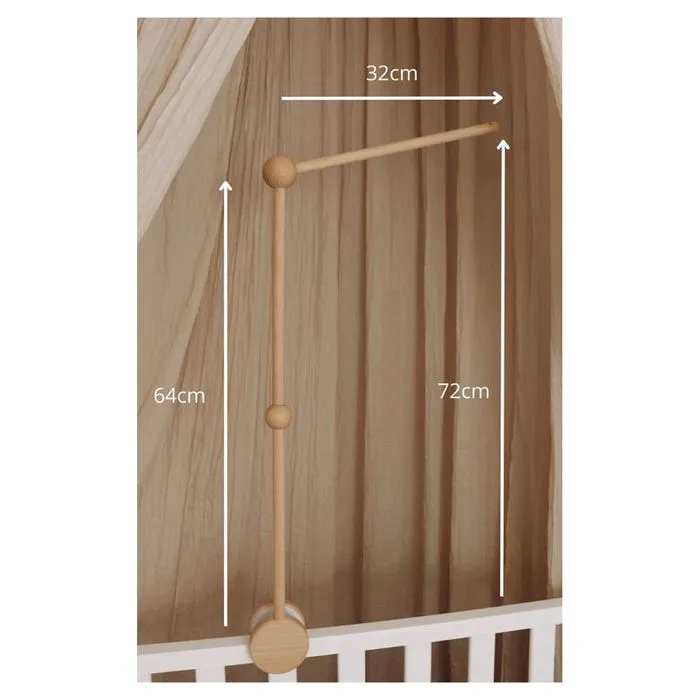 Support pour mobile Little Loua - 3345 - en bois pour bébé-3