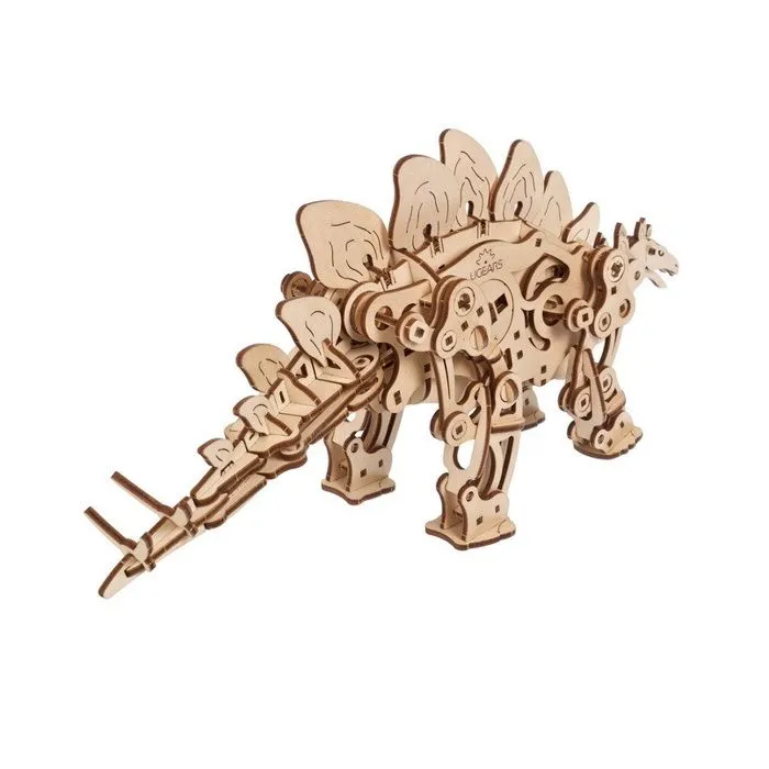 Stegosaurus - Ugears - Puzzle 3D en bois-4