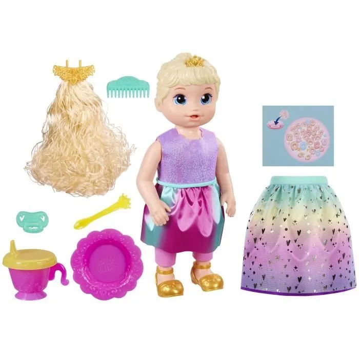 Poupée Princesse Ellie grandit ! - Baby Alive - Cheveux blonds - Pour enfants dès 3 ans-2