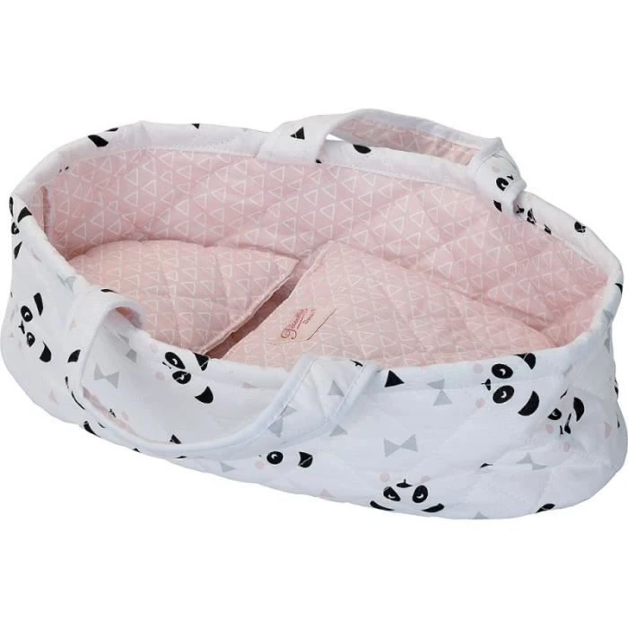 Petitcollin - Couffin en tissu panda 28 cm - VILAC-0
