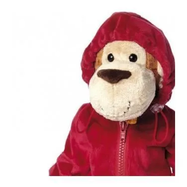 Singe en peluche Sigikid pour apprendre à s'habiller - SIGIKID - Mixte - 43 cm - Intérieur - Plush-1