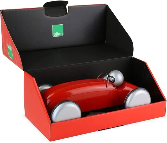 Véhicule miniature en bois laqué rouge - VILAC - Speedster 2288R - Pour enfant de 3 ans et plus-2