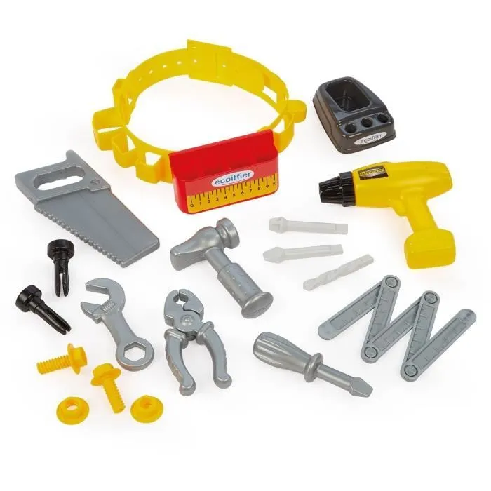 Panoplie bricoleur 4 en 1 - ECOIFFIER - 2420 - Tout pour bricoler-1