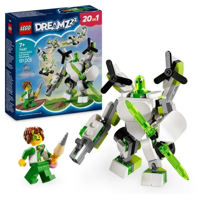 LEGO DREAMZzz 71487 Aventures de Z-Blob : robots et véhicules - Jeu de rôle 20-en-1-0