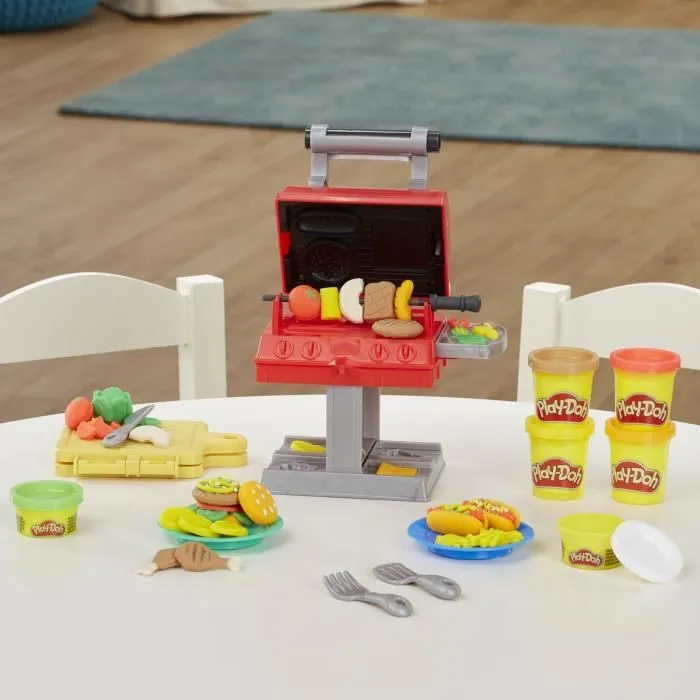 PLAY-DOH Le Roi du Grill, Pâte à modeler, Kitchen Creations, pour enfants dès 3 ans-2