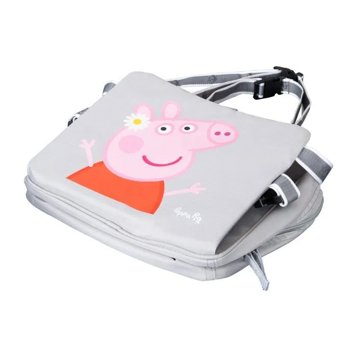 Rehausseur de Chaise pour Bébé de 6 à 36 Mois - ROBA Peppa Pig - avec Coussin Gonflable - Gris-1