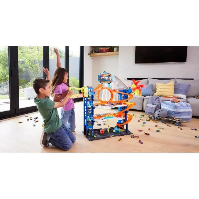 Hot Wheels City-Garage Ultime-Coffret avec 2 voitures incluses HKX48-7