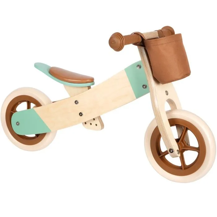 Small foot company - Draisienne Tricycle 2 en 1 Maxi Brun caramel - LEGLER-3