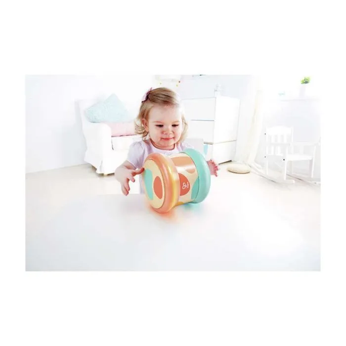 Tambour de bebe en bois --2