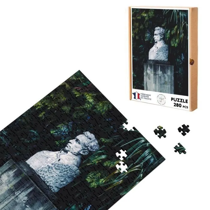Puzzle Classique 280 pièces Buste d'un Homme Au Milieu de Arbres-0