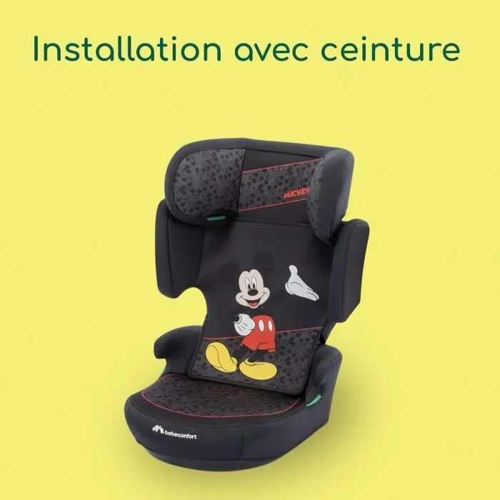 BEBECONFORT DISNEY© Siège auto Road Safe i-Size Mickey, groupe 2/3, rehausseur, 3,5 ans à 10/12 ans, 100-150cm, 15-36kg, Authentic-2