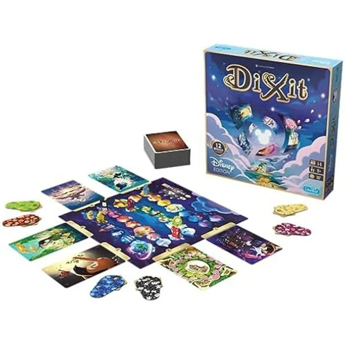Jeu de société Dixit Édition Disney en espagnol - Libellud - 3 à 8 joueurs - 8+ ans - 30 min-1
