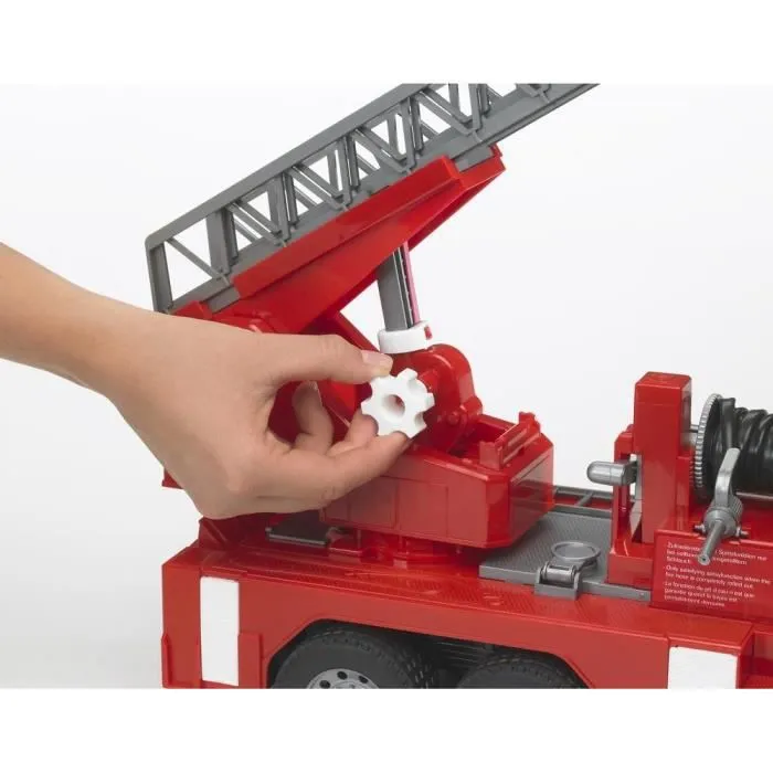 Jouet - BRUDER - Camion de pompier MAN TGA avec échelle et pompe à eau - Rouge - Pour enfant à partir de 4 ans-2