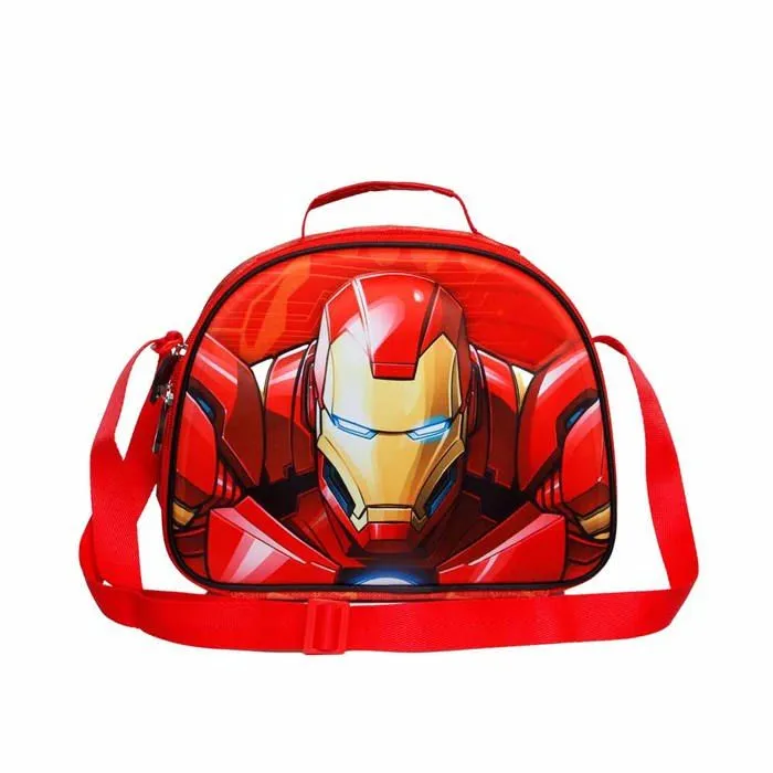 Sac Repas 3D - Marvel Iron Man Stark - Multicolore - Taille Unique-1