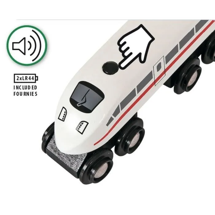 Train en bois TGV avec Son BRIO - Mixte dès 3 ans - Ravensburger - 33748-2