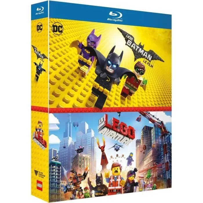 Lego Batman + Lego Movie - Coffret Blu-ray