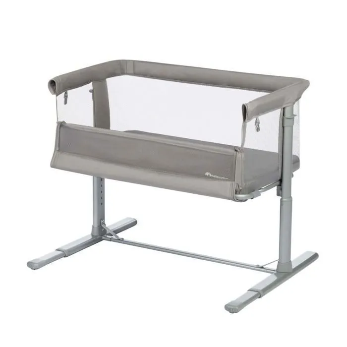 BEBECONFORT Zina Berceau Bebe & Cododo, 0-6 Mois (0-9 kg), Berceau Pliable, 5 Positions de Hauteur Réglables, Mineral Gray-4