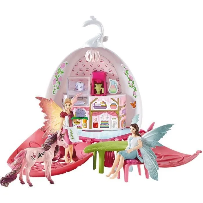 Coffret SCHLEICH - Café des elfes - bayala® - Intérieur - Rose - Feya et Eyela - 5 ans et plus-0