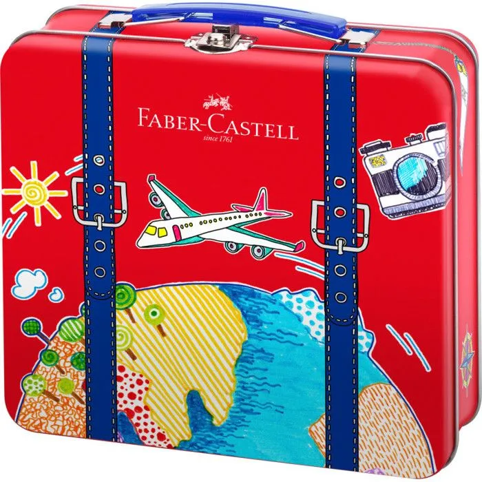 Feutre - FABER-CASTELL - CONNECTOR PEN - Mallette de voyage de 40 - Couleurs lumineuses - Lavable sur textile-3