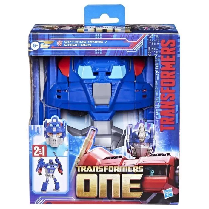 Transformers One figurine 2-en-1 Optimus Prime (Orion Pax) de 25 cm, se convertit en masque, jouets interactifs pour filles et garç-6