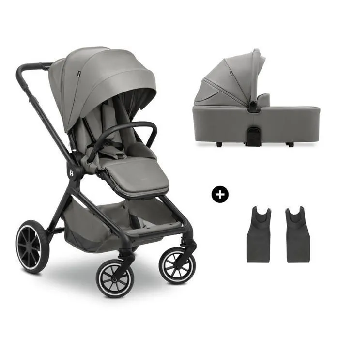 Hauck - H-16724-EN-000-S00 - Poussette Ensemble Move N Care Gris Foncé-0