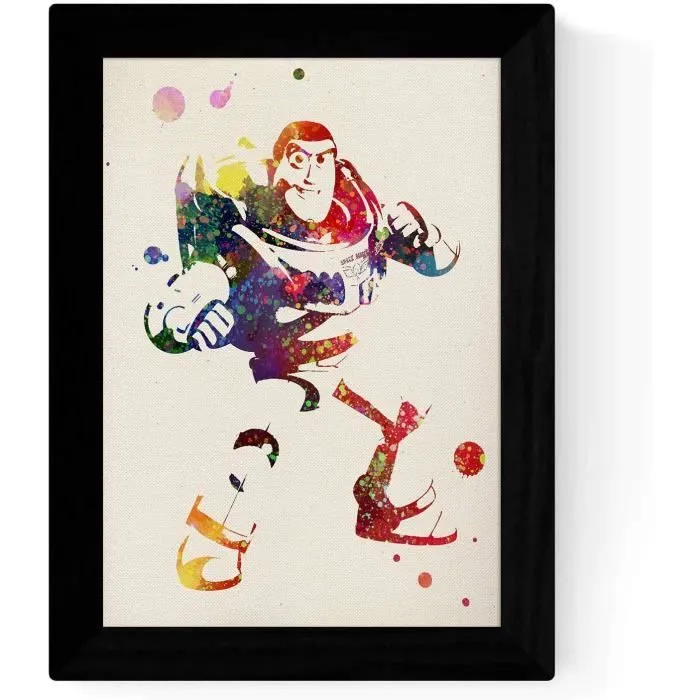 Poster affiche 80014-80015-80016-80017-A3-SM Poster affiche NACNIC Ensemble de quatre Affiches de style aquarelle, éclatde co-1