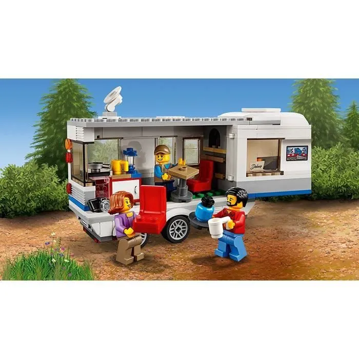 Jeu de Construction - LEGO - Le pick-up et sa caravane - 344 Pièces - Pour Enfant de 5 ans et plus-3