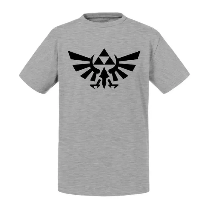T-shirt Enfant - FABULOUS - Zelda - Gris - Manches courtes - Coton-0