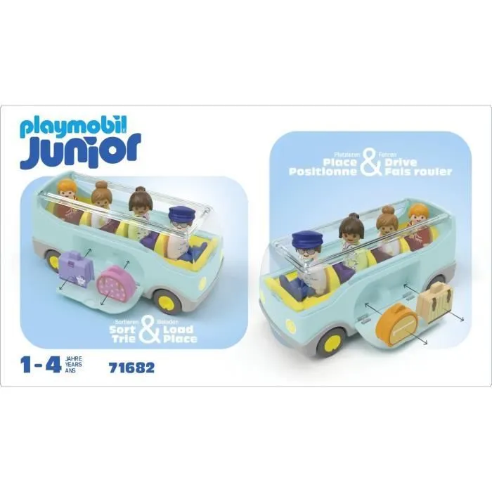 PLAYMOBIL Junior 71682 Autocar de voyage, Dès 12 mois-8