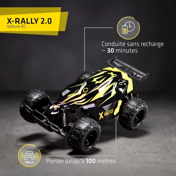 Voiture télécommandée de course tout-terrain - OVERMAX - X-Rally 2.0 - Suspension adaptée - 25 km/h-3