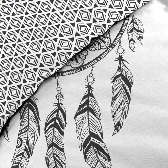 Pack Housse de couette 240 x 220 cm rêve indien + drap housse 140x190 cm-2