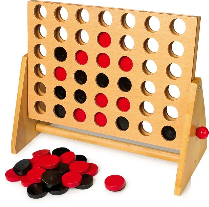 Puissance 4 Legler - Jeu de société - Modèle classique - 2 joueurs - Stratégie-0