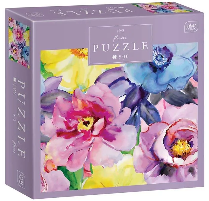 Puzzle Interdruk - PUZ500FLO2 - Puzzle,-0