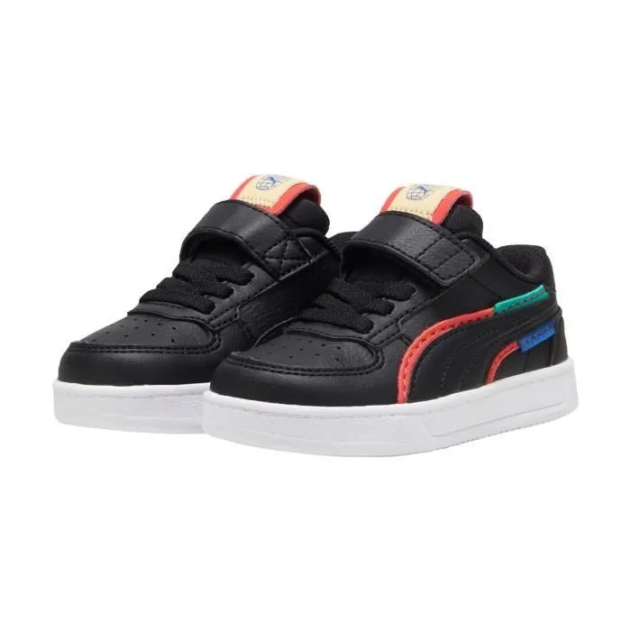 Basket à Scratch  Puma Caven 2.0 R,S,B AC+ Inf - Cobalt-Noir-Vert-2